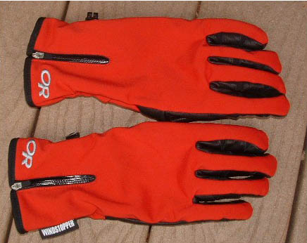back of Stormtracker gloves